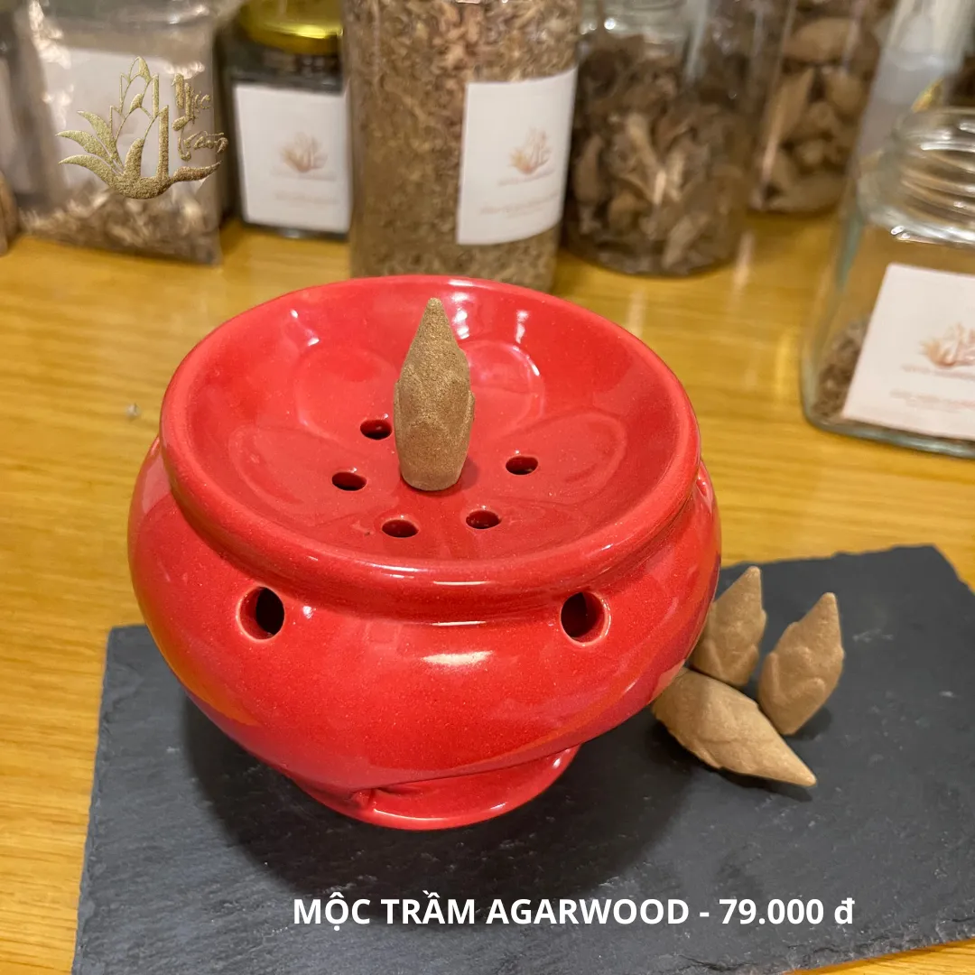 Premium Glazed Agarwood Burner – Ceramic Incense Stove for Chips, Cones &amp; Herbal Blends (13 cm Diameter)